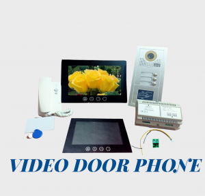 Doorbell with camera and two 10-inch touch screens